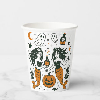 Haunted Atlantis: A sunken city with ghostly ruins Paper Cups