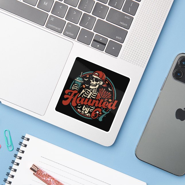 Haunted By 67 Funny Halloween Six Seven 67 Meme (Laptop w/ iPhone)