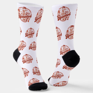 Haunted By 67 Funny Halloween Six Seven 67 Meme Socks