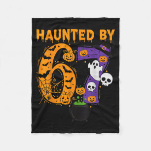 Haunted By 67 – Funny Six Seven Meme 6 7 Halloween Fleece Blanket