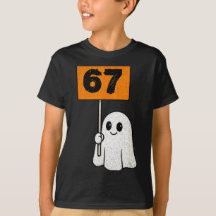 Haunted By 67 – Funny Six Seven Meme 6 7 Halloween T-Shirt
