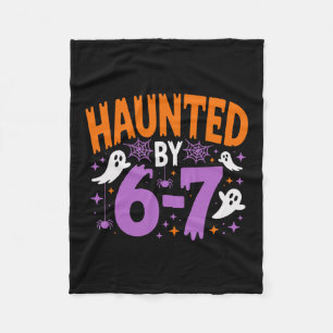 Haunted By 67 Six Seven Meme Fleece Blanket