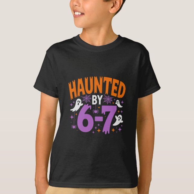 Haunted By 67 Six Seven Meme  T-Shirt (Front)