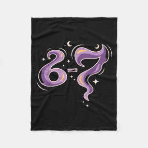 Haunted By 6-7 Smoke Girls Witch Halloween Fleece Blanket