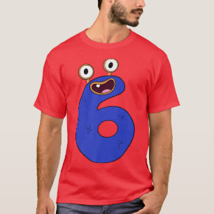 Haunted By Numbers 6 Funny Halloween Birthday T-Shirt