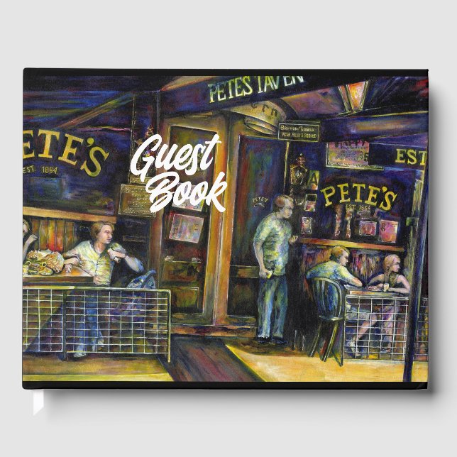 Haunted by the Amorphous Shape of Shadows Guest Book (Front)