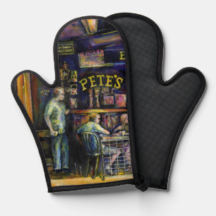 Haunted by the Amorphous Shape of Shadows  Oven Mitt
