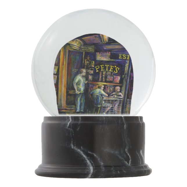 Haunted by the Amorphous Shape of Shadows Snow Globe (Front)