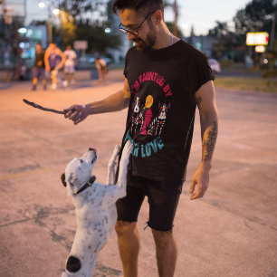 Haunted by Your Love Sugar Skull Dogs T-Shirt