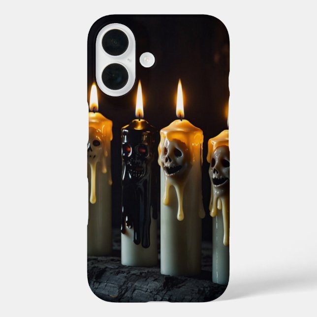 Haunted Candles Gothic Halloween Case-Mate iPhone Case (Back)