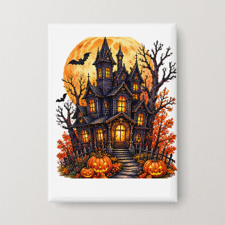 Haunted Castle Halloween Full Moon