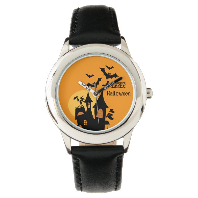 Haunted Castle , Scary , Happy Halloween  Watch (Front)