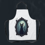 Haunted Cat Mirror Apron<br><div class="desc">Haunted Cat Mirror</div>
