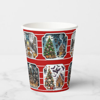 Haunted Christmas Party Cups - set 2