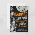 Haunted Corn Maze Invitation<br><div class="desc">Halloween Haunted Corn Maze Party Invitation

Makes a great invitation to celebrate a scary halloween party of any kind!</div>