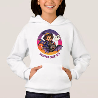 Haunted Cute-AOS: Adorable Witch Riding a bat
