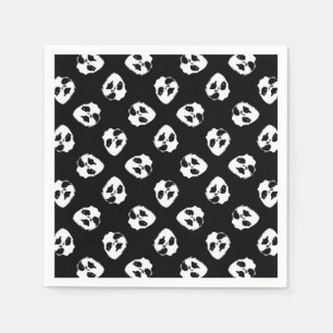 Haunted Doll Face Pattern Napkin