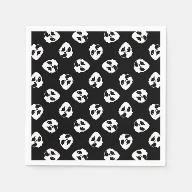 Haunted Doll Face Pattern Napkin (Front)