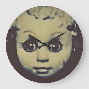 haunted doll gifts large clock