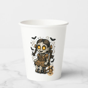 Haunted Doll – Halloween Cartoon Paper Cups