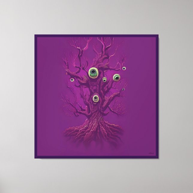 Haunted Dream Tree Canvas Print (Front)
