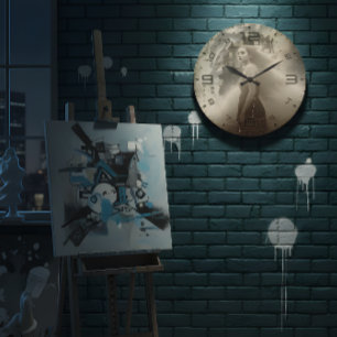 Haunted Elegance Wall Clock