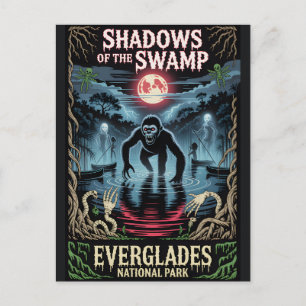 Haunted Everglades National Park Poster Postcard