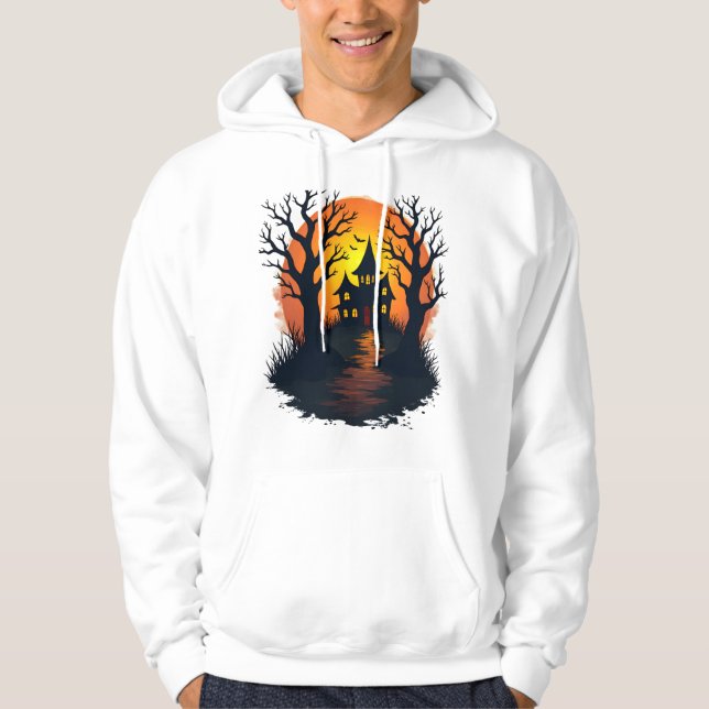 Haunted Forest � Spooky Halloween Nature Tee (Front)