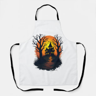 Haunted Forest – Spooky Halloween Nature Tee Apron