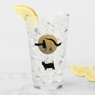 Haunted Full Moon Glass Cup
