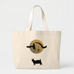 Haunted Full Moon Jumbo Tote Bag