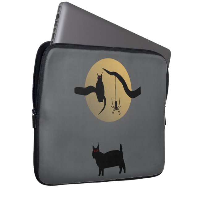 Haunted Full Moon Laptop Sleeve (Front Right)