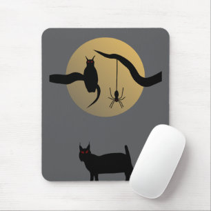 Haunted Full Moon Mousepad