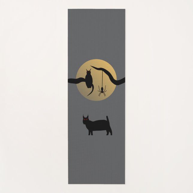 Haunted Full Moon Yoga Mat (Front)