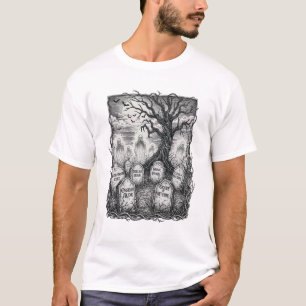 Haunted Graveyard Metal Tee** T-Shirt