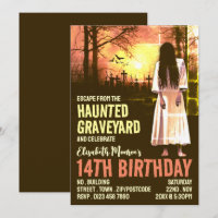 Haunted Graveyard Theme Escape Room Birthday Party