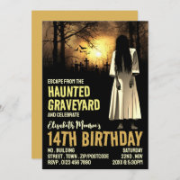 Haunted Graveyard Theme Escape Room Birthday Party