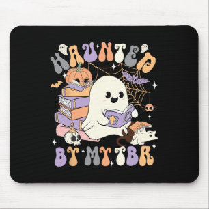 Haunted Halloween Costume Ghost Mouse Pad