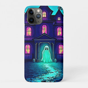 Haunted Halloween Ghost House Design Case-Mate iPhone Case