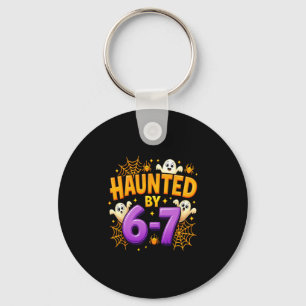Haunted Halloween Haunted 67 Number 67 Six Seven M Key Ring