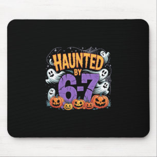 Haunted Halloween Haunted 67 Number 67 Six Seven M Mouse Pad