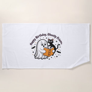Haunted Halloween Night Design Classic T-Shirt Beach Towel