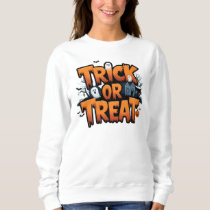 Haunted Halloween night with ghosts Sweatshirt