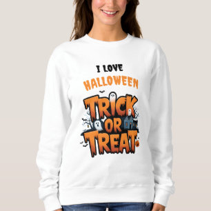 Haunted Halloween night with ghosts Sweatshirt