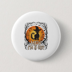 Haunted Halloween Pumpkin Spooky Night Ghost Silho 6 Cm Round Badge