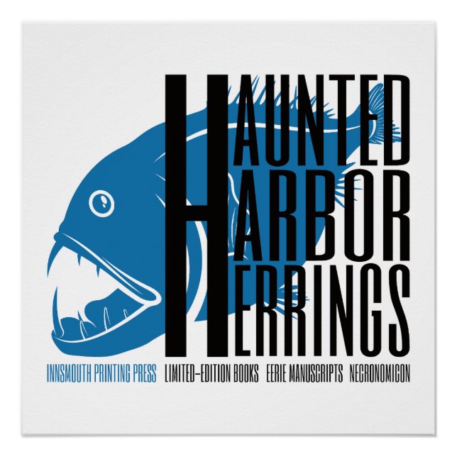 Haunted Harbour Herrings Printing Press Poster (Front)