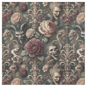 Haunted Harmonics – Gothic Classic Tile Fabric