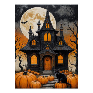 Haunted Harvest Night Poster