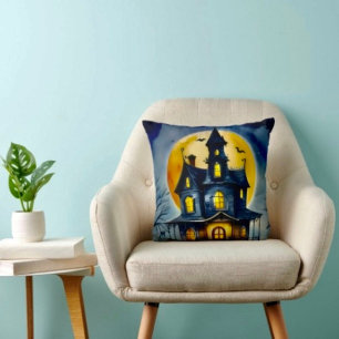 Haunted Hollow & Moon Cushion