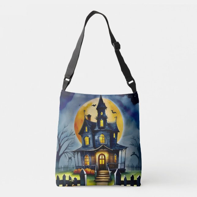 Haunted Hollow & Moon   Tote (Back)